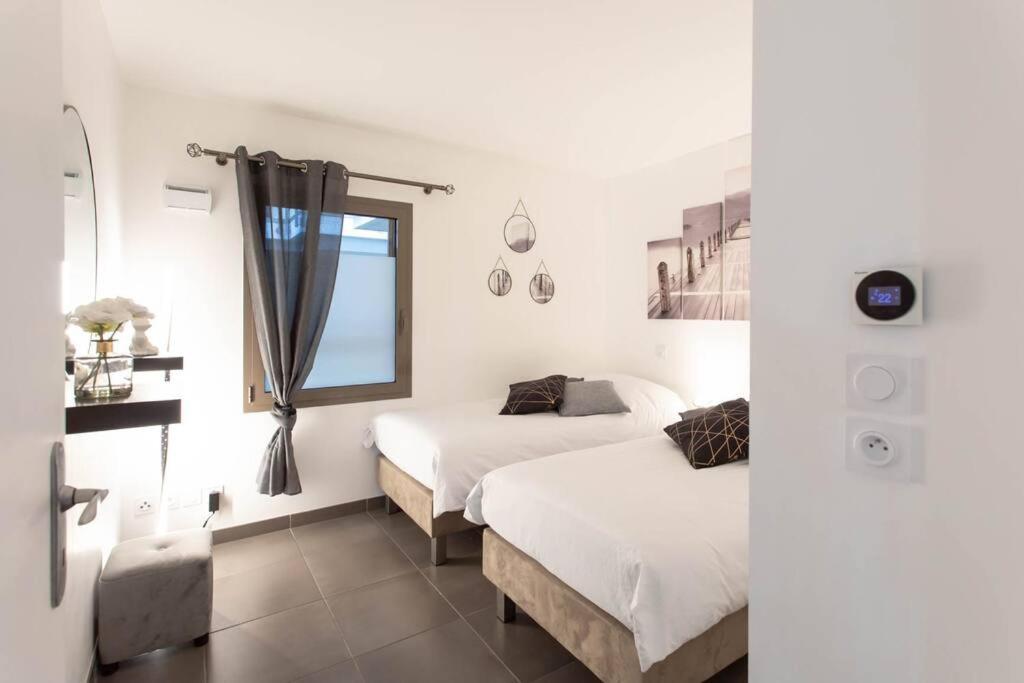 A7- 2 Bdr Sea & Mountain View - Ac, Parking, Pool & Terrace Apartment Antibes Exterior photo