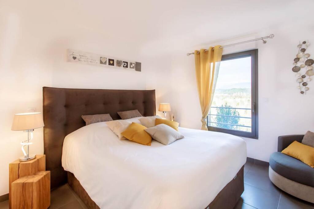 A7- 2 Bdr Sea & Mountain View - Ac, Parking, Pool & Terrace Apartment Antibes Exterior photo